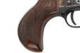 Pietta® .36 Caliber 1862 Snub Nose Army Revolver - 3" Barrel Steel Frame - Blued Fluted Cylinder - CPPSNB36MS/MT/BB/LC1 Grip