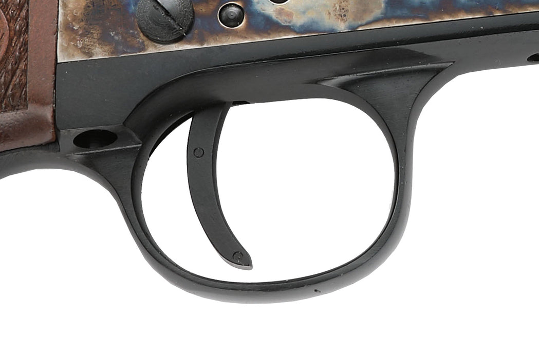 Pietta® .36 Caliber 1862 Snub Nose Army Revolver - 3" Barrel Steel Frame - Blued Fluted Cylinder - CPPSNB36MS/MT/BB/LC1 Trigger