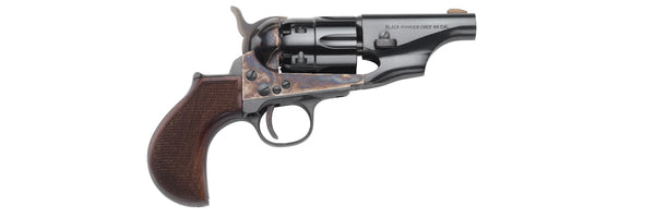 Pietta® 1862 Snub Nose Army Revolver - 3" Barrel - Steel Frame - Blued - Fluted Cylinder - CPPSNB44MTLC