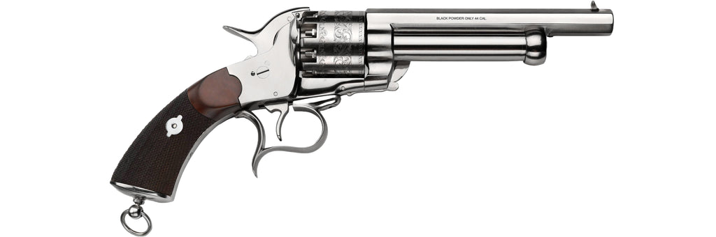 Pietta™ LeMat Cavalry Nickel Plated Blackpowder Revolver | LMC44NK