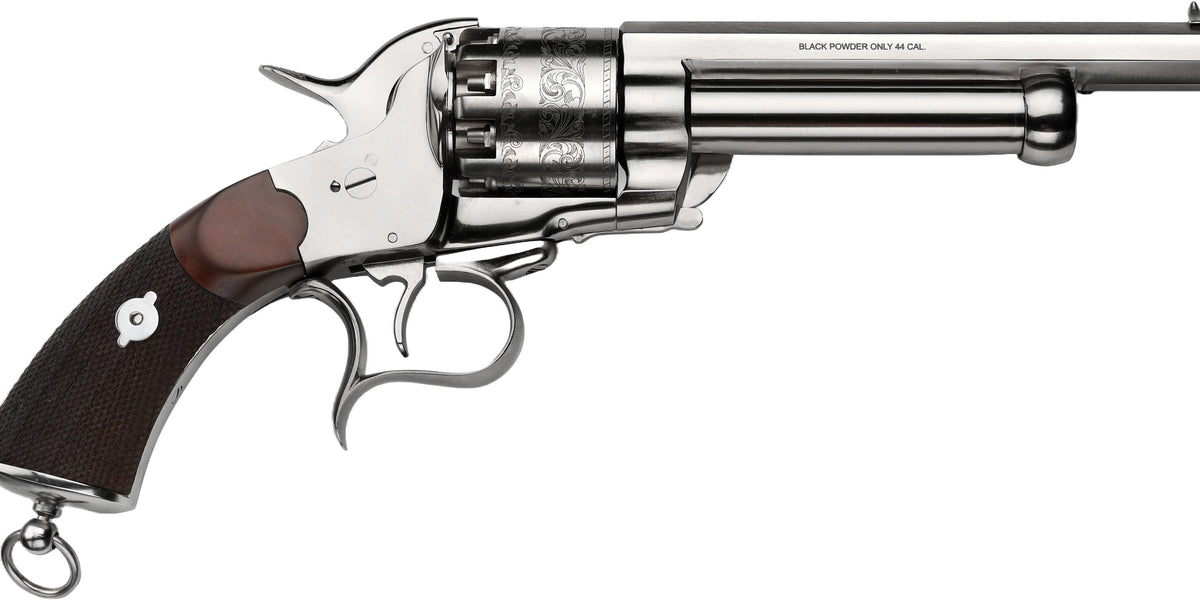 Pietta™ LeMat Cavalry Nickel Plated Blackpowder Revolver | LMC44NK