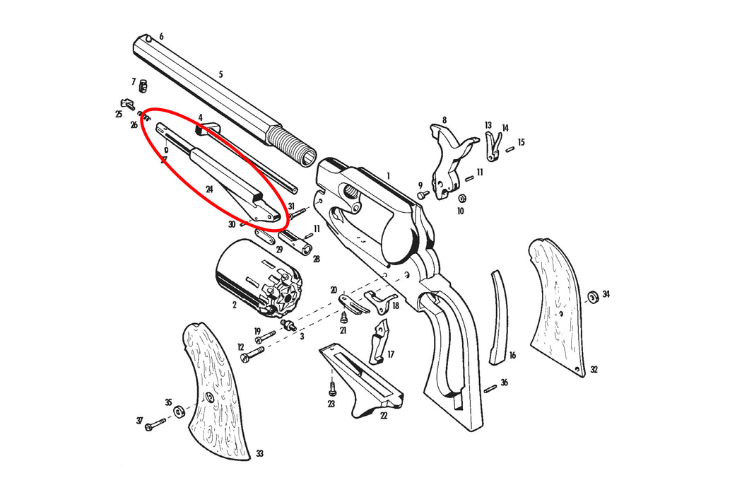 Pietta Loading Lever ARP6027