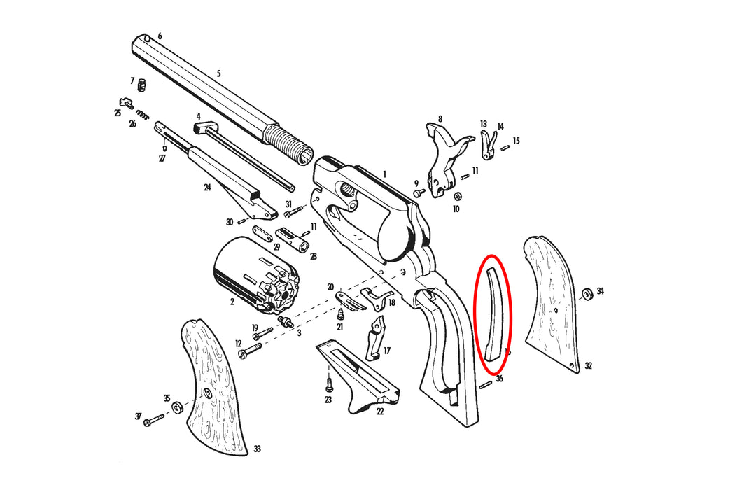 Pietta Main Spring RP6019