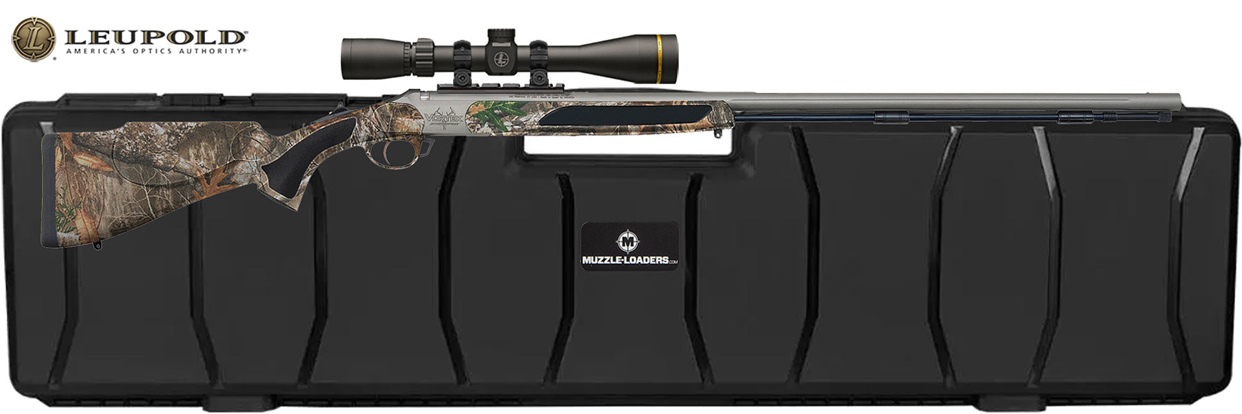 Traditions™ Vortek StrikerFire® VAPR LDR - .50 Cal Leupold™ Scope Package Realtree Edge™ Camo - R5-591104621SNLC