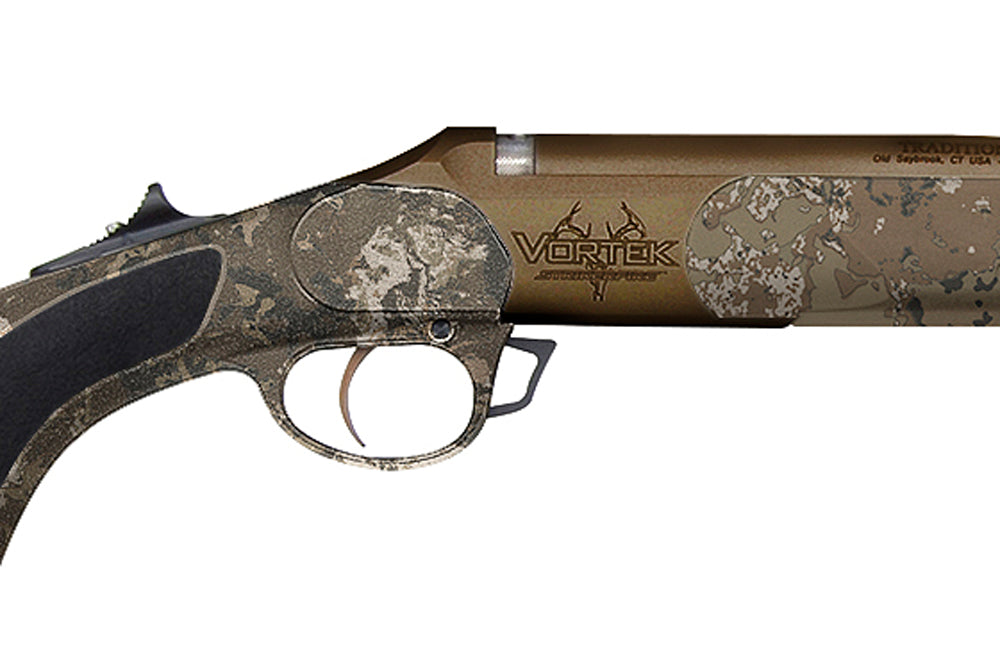 Traditions™ Vortek StrikerFire VAPR™ Scope Combo - .50 Cal Burnt Bronze Cerakote™ w/ Veil Wideland Camo - 1:24" Twist - R5-568804625MZ Trigger