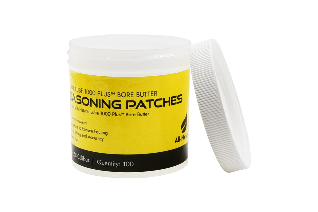 Thompson/Center® Natural Lube 1000 Plus Bore Butter Seasoning Patches for .45 through .58 Caliber - 9019R