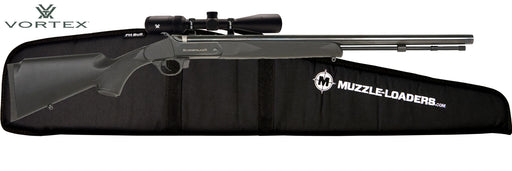 Traditions Buckstalker XT .50 Caliber Muzzleloader Rifle - Vortex Crossfire HD Scope Combo with Muzzle-Loaders Soft Rifle Case - R5-72000840VHD
