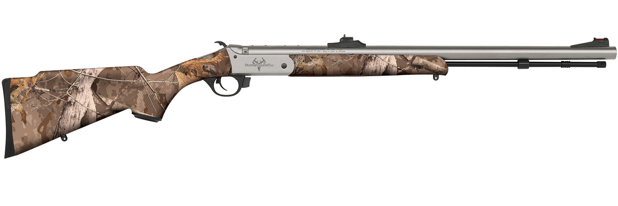 Traditions Buckstalker XT - .50 Caliber - Next Wyld Camo - 24" Cerakote Finish Barrel - Sights - R721108432S