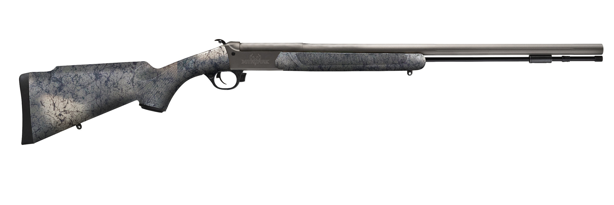 Traditions NitroFire Synthetic Desert Web Stock - No Sights - Tungsten Cerakot 24" Barrel - 50 Caliber - No Sights - CR846604437