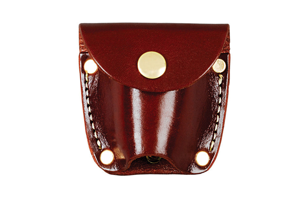 Triple K #63 Spare Cylinder Pouch with Walnut Leather and Brass Snap - TK6301