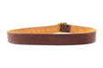 Triple K Walnut Leather Holster Belt - Back Side - TK30008