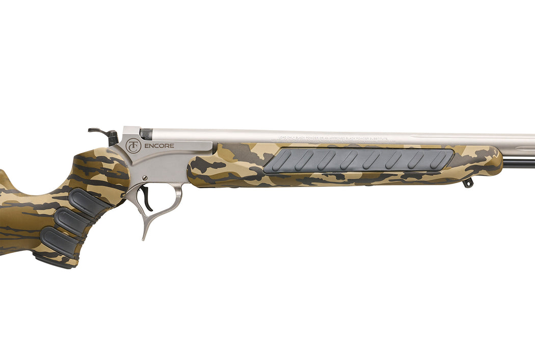 Thompson/Center Encore ProHuntr FS - Stainless Steel Barrel - Firestick Ignition - Mossy Oak Bottomlands Camo - Overmold Grips - 6108R