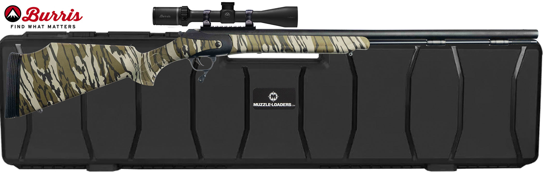 T/C® Triumph Black Mossy Oak Bottomland Burris Hard Case Combo - 2275RBFHC