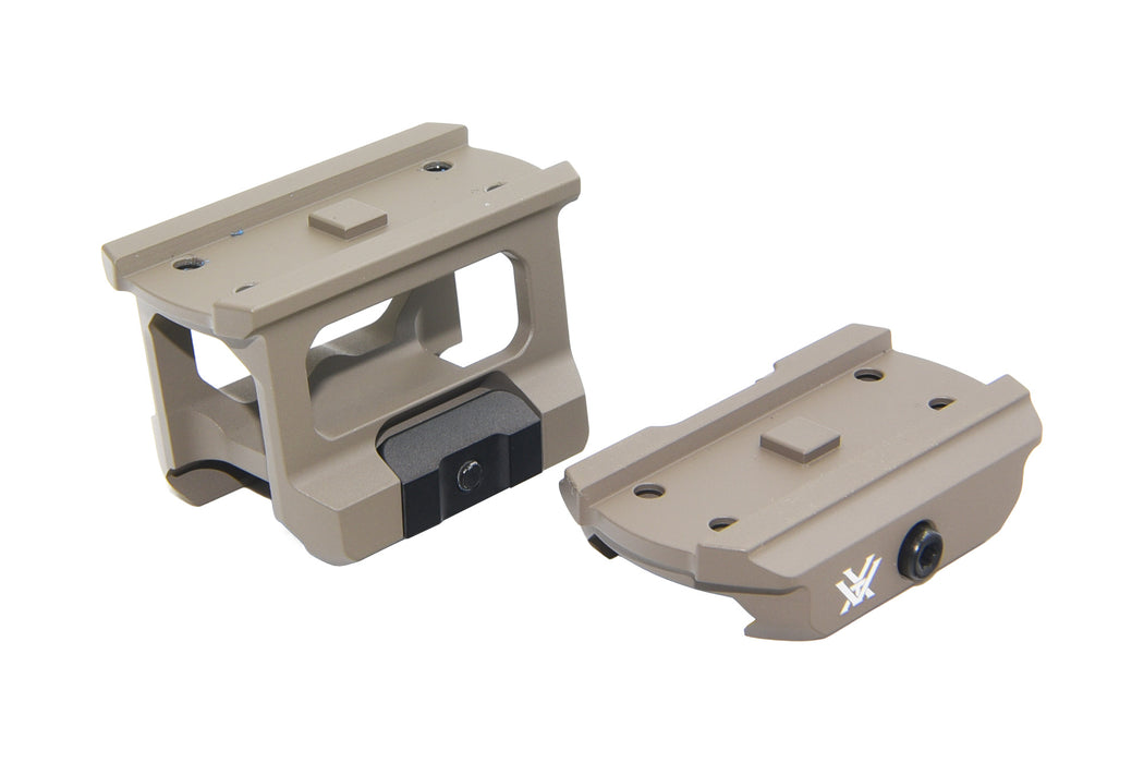 Vortex Crossfire II Red Dot 2 - Tan Short and Tall Rail Mount - CF2-RD2-SLR-T