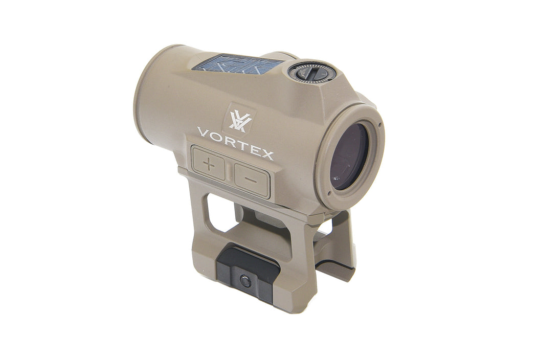Vortex Crossfire II Red Dot 2 with Solar Power - Tan - CF2-RD2-SLR-T