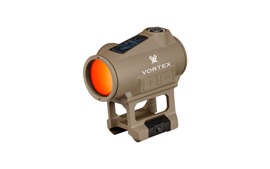 Vortex® Crossfire II Solar Red Dot Sight 1X - 2 MOA - CF2-RD2-SLR