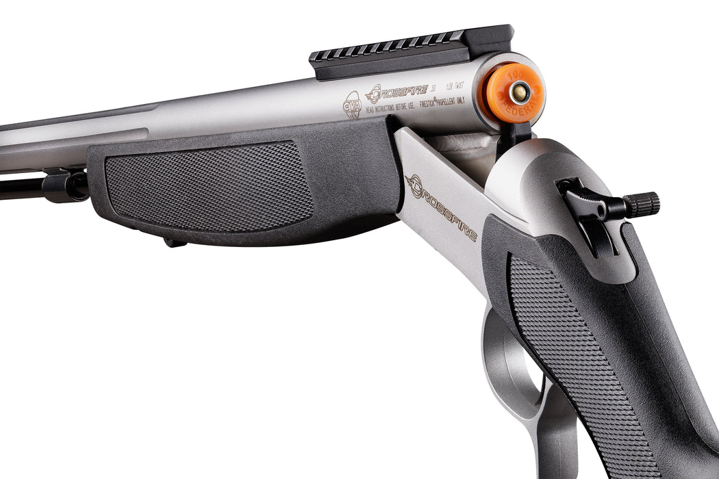 CVA Crossfire Black & Stainless Open Action With Federal Firestick