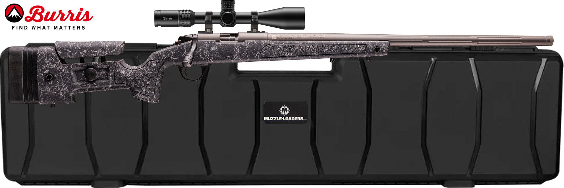 CVA™ Endura LRH Muzzleloader Rifle - .45 Caliber Burris™ PH Scope Combo - Cerakote™ Tungsten & Nitride Barrel - PR5020BVC