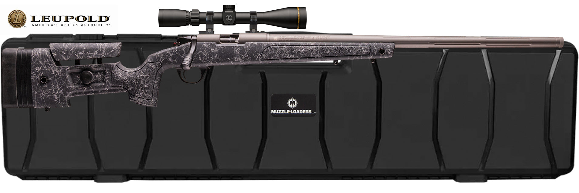 CVA™ Endura LRH Muzzleloader Rifle - .45 Caliber Leupold™ Scope Package - Cerakote™ Tungsten & Nitride Barrel - PR5020NLC