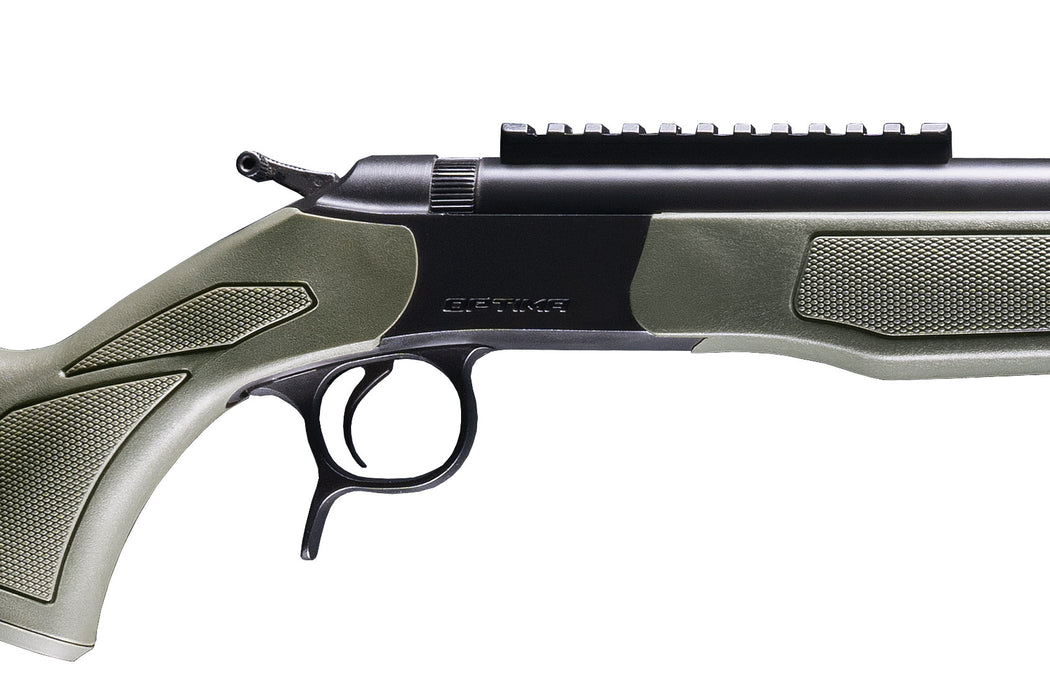 CVA Optima™ Muzzleloader Rifle - .50 Caliber Nitride Stainless Barrel & OD Green Stock - 1:28 Twist Rate - PR2048NM Scope Rail