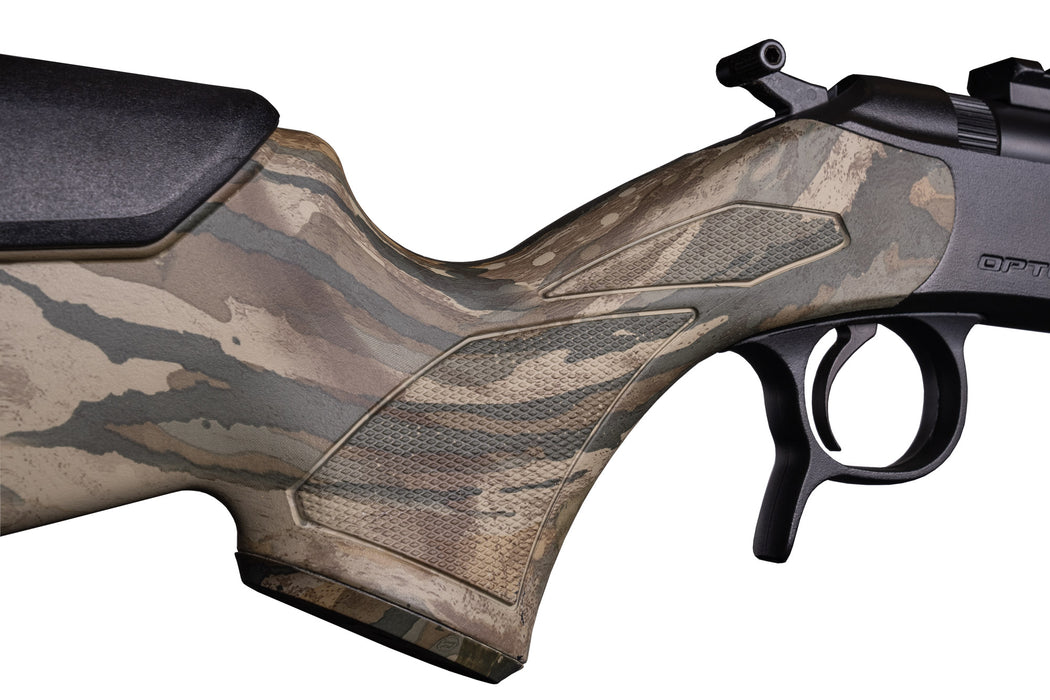 CVA Optima™ Muzzleloader Rifle - .50 Caliber Nitride Barrel & Realtree™ Legacy Camo Stock - 1:28 Twist Rate - PR2047NM Grip