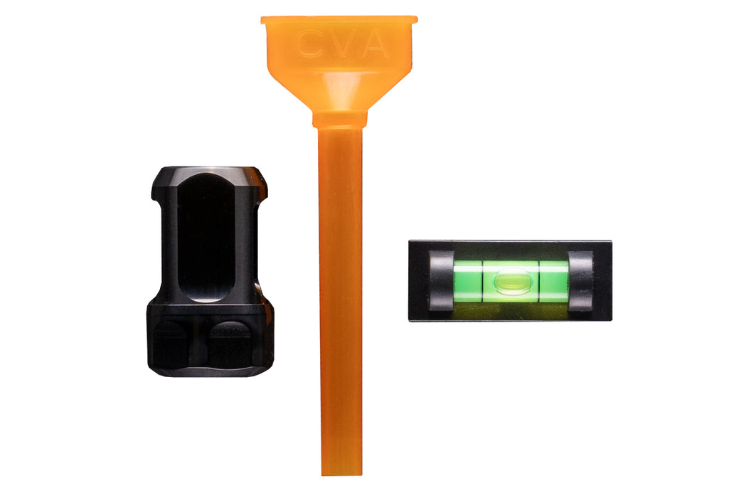 Muzzle Brake with funnel and level