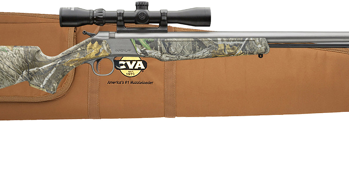 CVA® Wolf™ V2 PR2118SSCP | .50 Cal Camo w/ SS Barrel | Muzzle