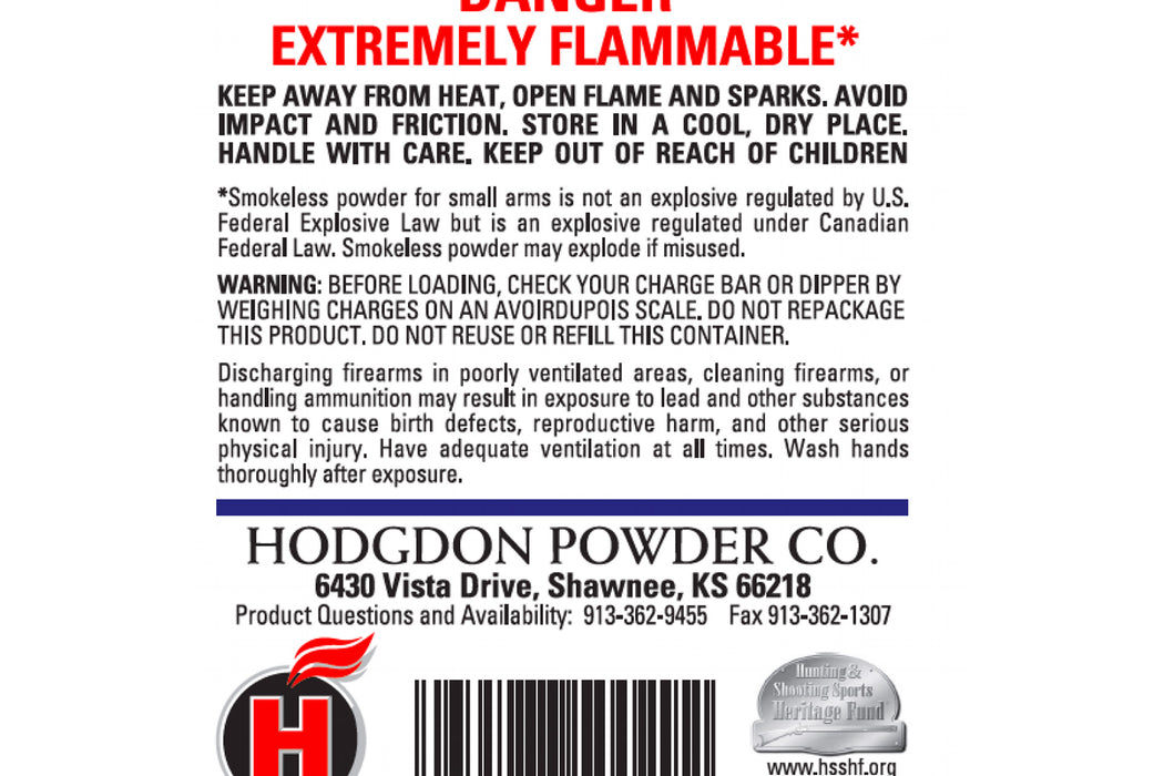 Hodgdon® 4198 Smokeless Powder - 1 LB. Can - H4198