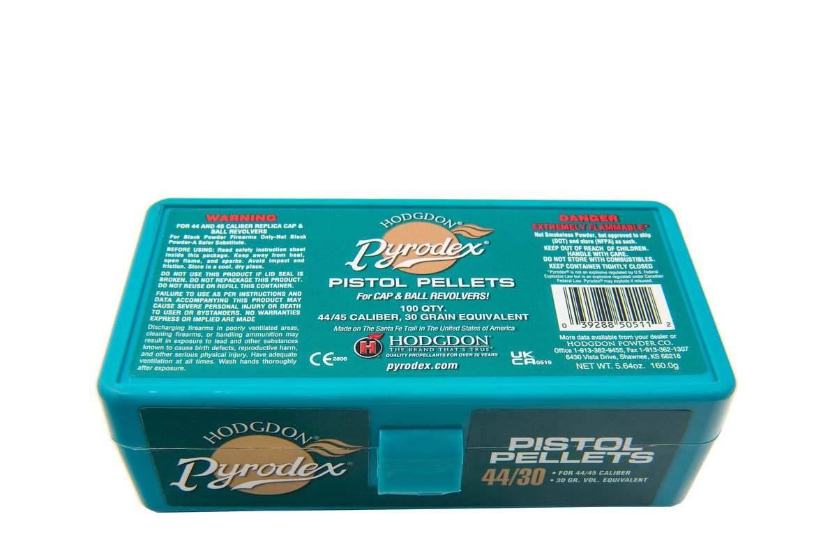 Hodgdon® Pyrodex .44/.45 Pellets 30 Grain 100 Pack