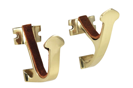 Muzzle-Loaders™ Glossy Brass Gun Hangers - MZ1417
