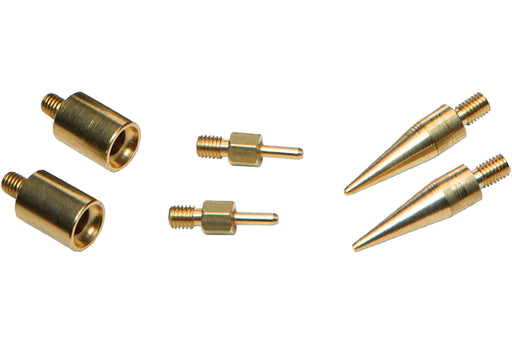Muzzleloader Bullet Starter Adapter Tips - 6 Pack of Brass Jags - MZ1500-JAGS