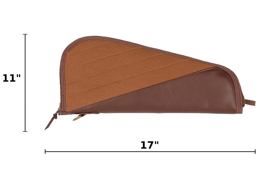 Muzzle-Loaders.com® Large Black Powder Revolver/Pistol Case - Soft Sided Muzzleloader Pistol Case - MZ1235