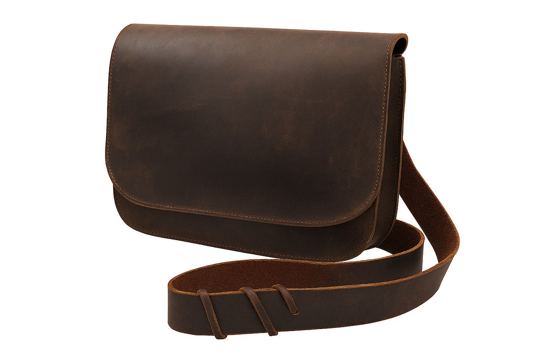 Muzzle-Loaders Leather Possibles Bag - Leather Muzzleloader Shooting Bag - MZ1202