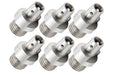 Black Powder Revolver Nipples - Fit Pietta™ Revolvers - Stainless Revolver Percussion Nipples - 6 Pack - MZ1304