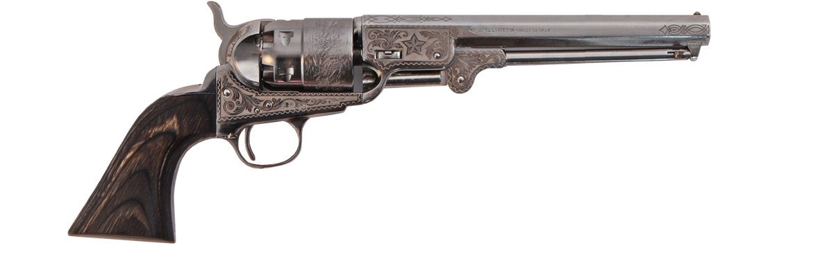 Pietta™ 1851 Navy Revolver - Nickel Plated - .44 Cal - REN44/LBG/UM