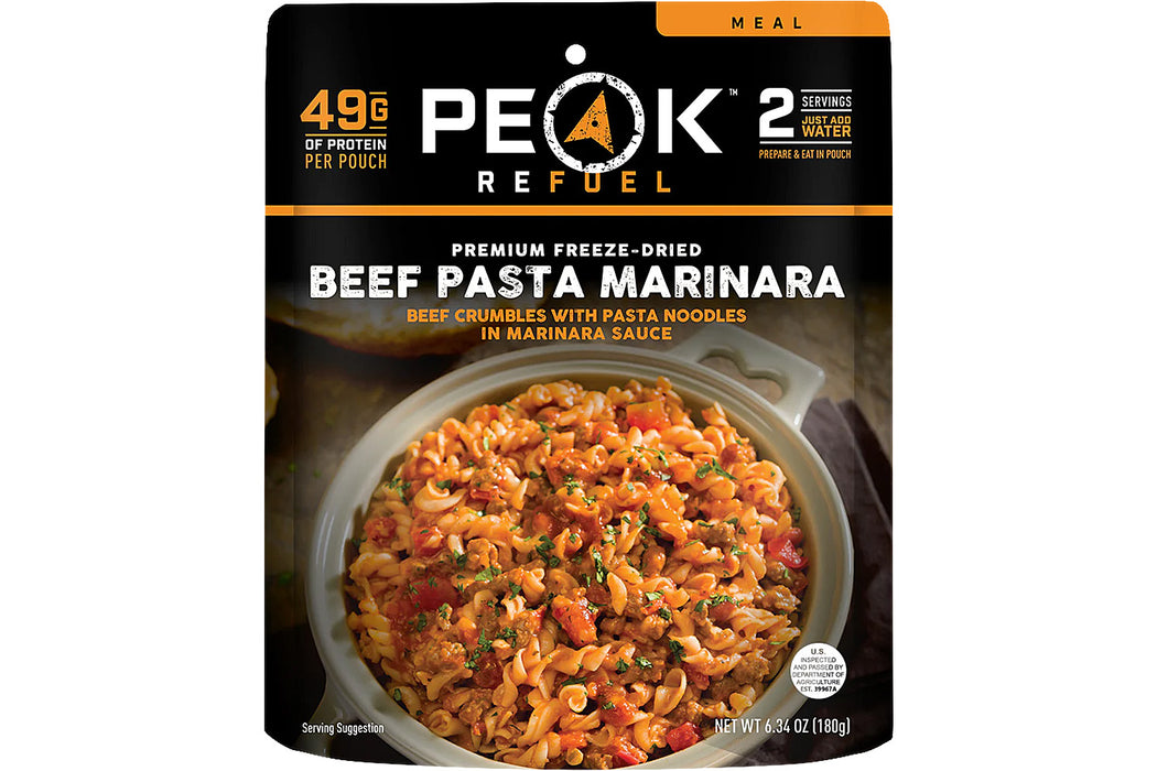 Peak Refuel Beef Pasta Marinara