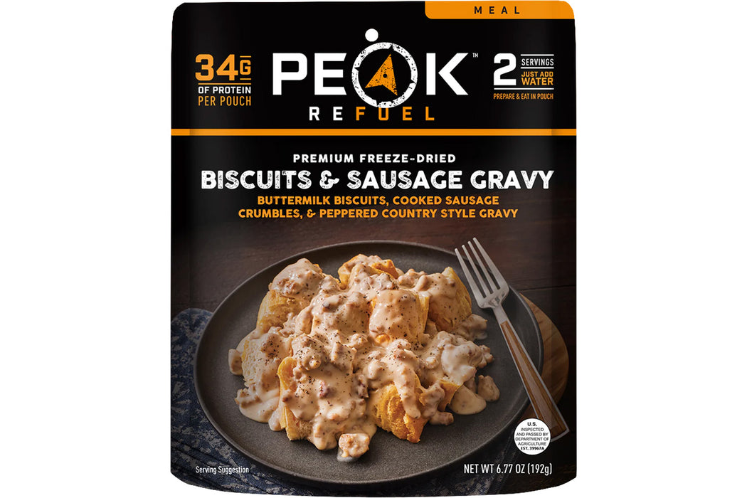 Peak Refuel™ - Biscuits & Gravy - Freeze Dried Meal