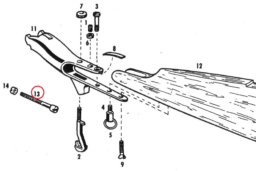 Pietta Shoulder Stock Screw