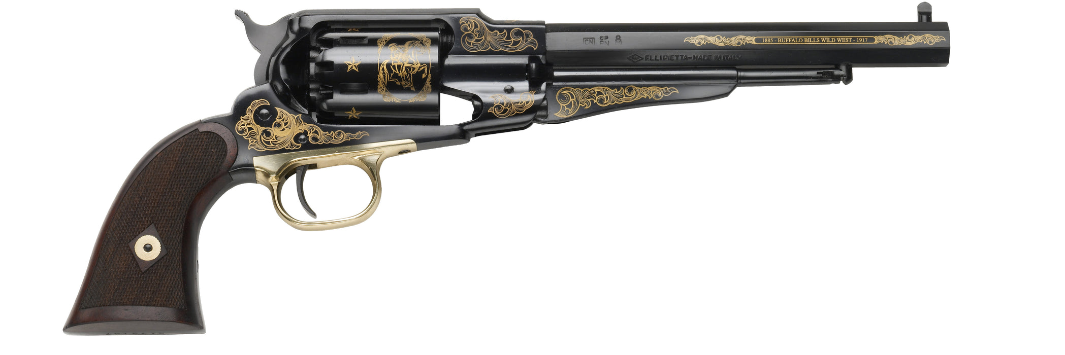 Pietta 1858 New Army Revolver Buffalo Bills Wild West Model