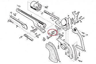 Pietta Trigger Bolt Screw Diagram