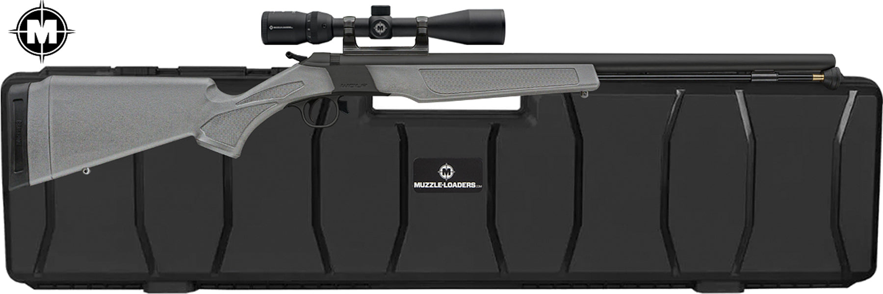 CVA® Wolf™ Muzzleloader Scope Combo - .50 Cal Muzzleloader Rifle - PR2119MZ Hard Case