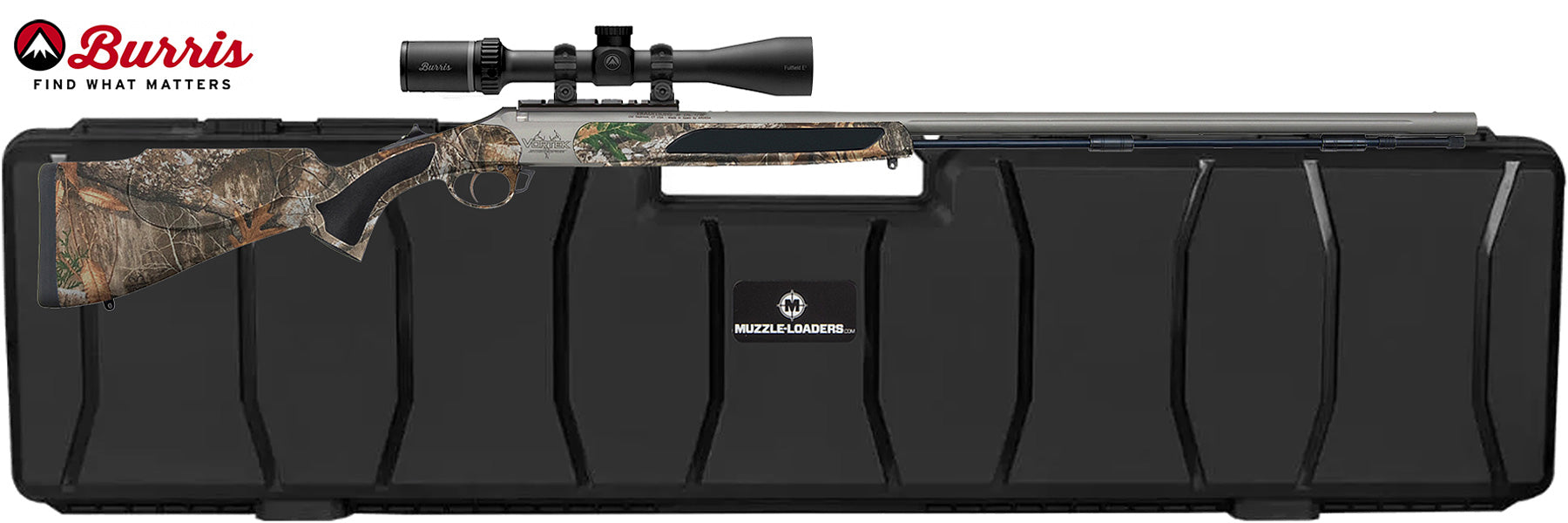 Traditions™ Vortek StrikerFire VAPR™ - .50 Cal Cerakote™ w/ Realtree Edge - Burris™ Scope Combo - R5-561104621BFC