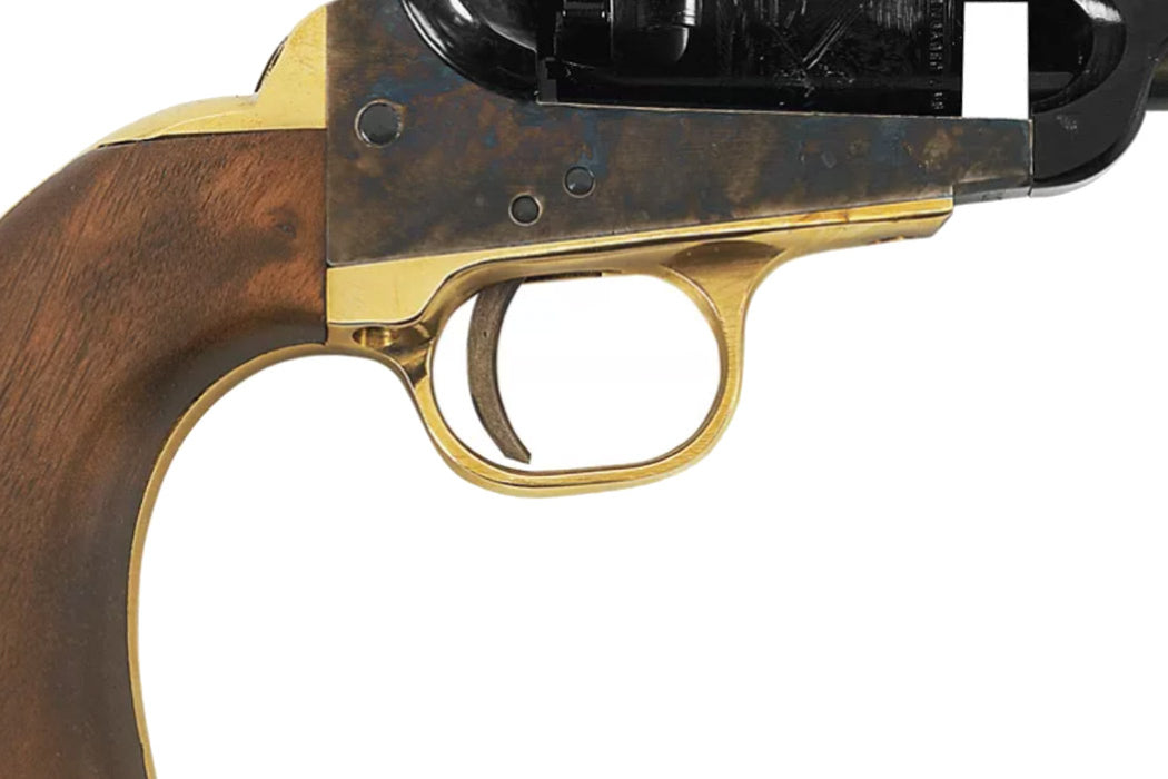 Firearms - Replicas: Black powder flask (brass plated)