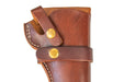 Triple K™ Leather Holster 7.5" - 8"- TK31032 - Fits Pietta 1858 Remington Army .44 Cal Single Action Revolver Brass