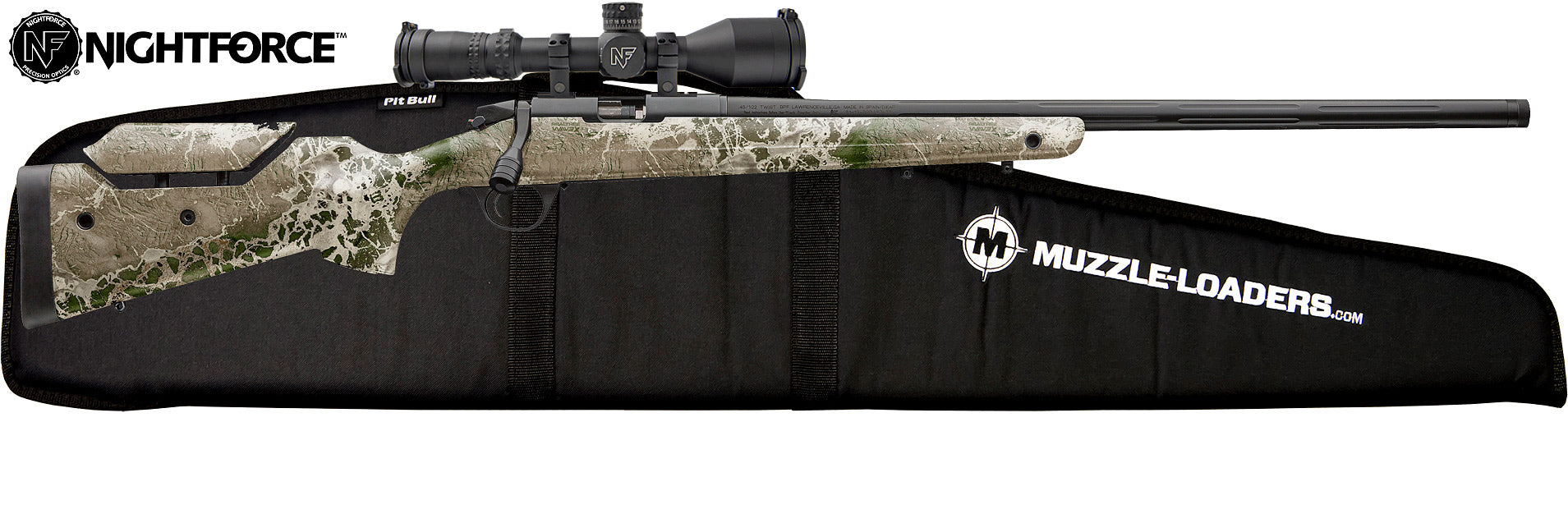 CVA® Paramount HTR™ Rifle - .40 Cal Nitride w/ Nightforce™ NX8 2.5-20x50mm F1 MOA Scope - PR3504NX8