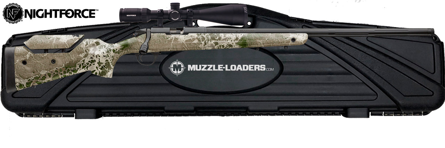 CVA® Paramount HTR™ Rifle - .45 Cal Nitride w/ NightForce™ SHV 4-14x56mm F2 MOA Scope - PR3505SHV1