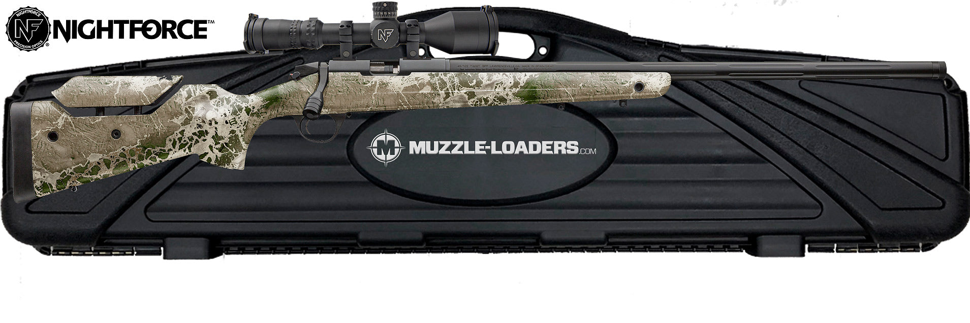 CVA® Paramount HTR™ Muzzleloader Combo - .45 Cal Nitride w/ NightForce™ NX8 2.5-20x50mm F1 MOA Scope - PR3505NX8