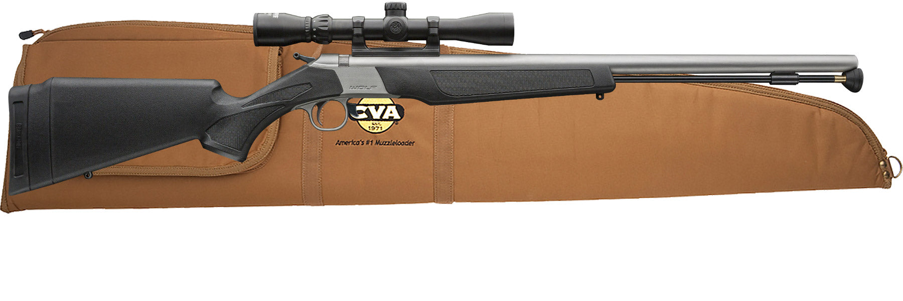 CVA™ Wolf V2 Rifle - Konus™ Scope Combo - PR2117SSC