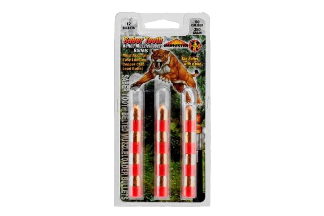 Harvester® Sabertooth™ Belted Bullets - 270 & 350 Grain - .50 Caliber Belted Bullets