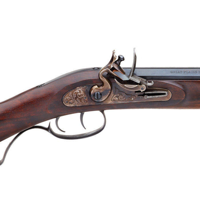 .54 Cal Investarm™ Gemmer Hawken Rifle - Plains Rifle - Flintlock Ignition - IA3414